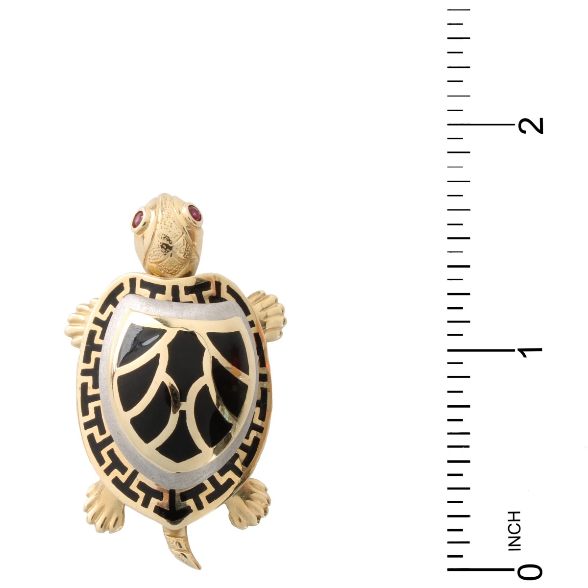 14K Turtle Pendant