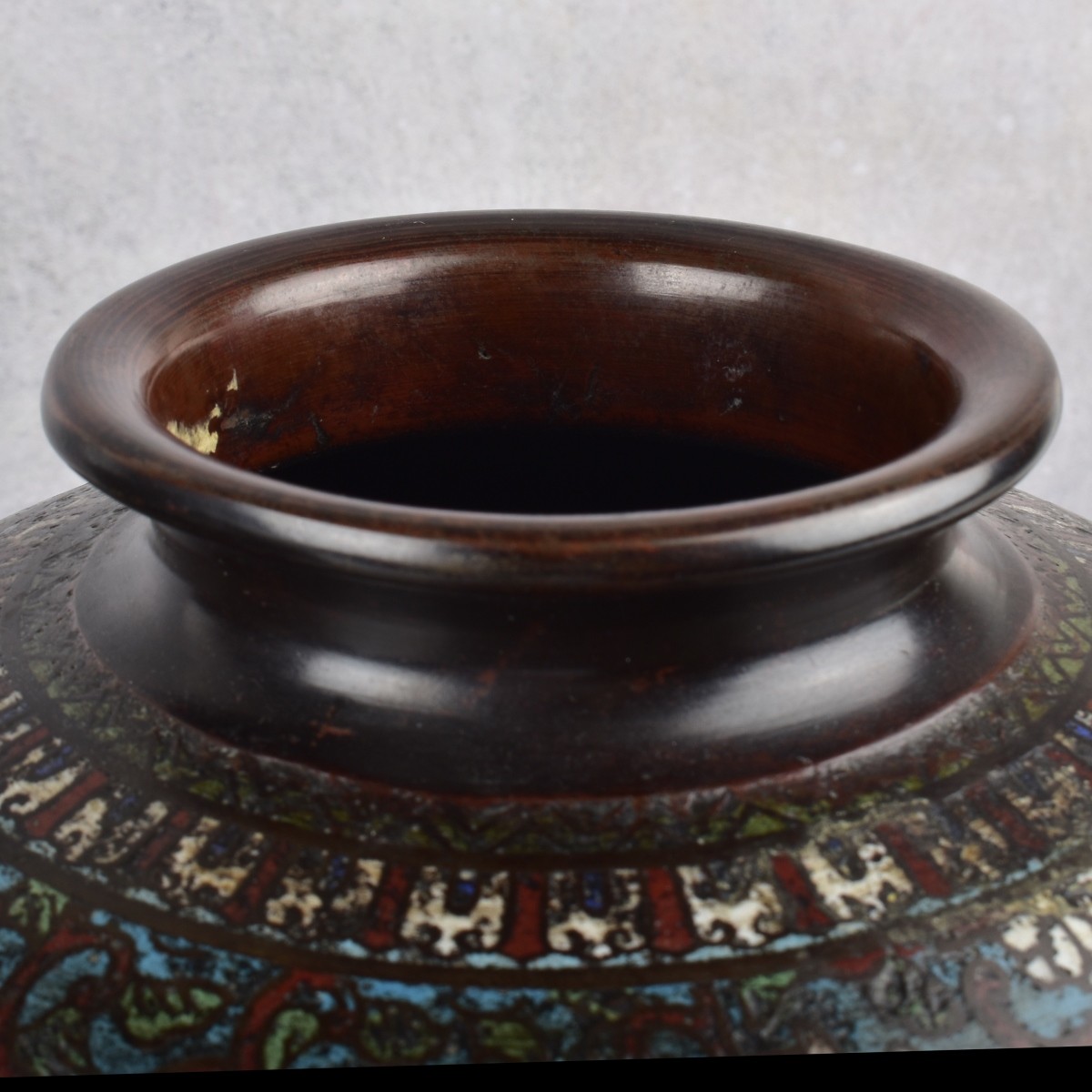 Chinese Cloisonne Bronze Vases