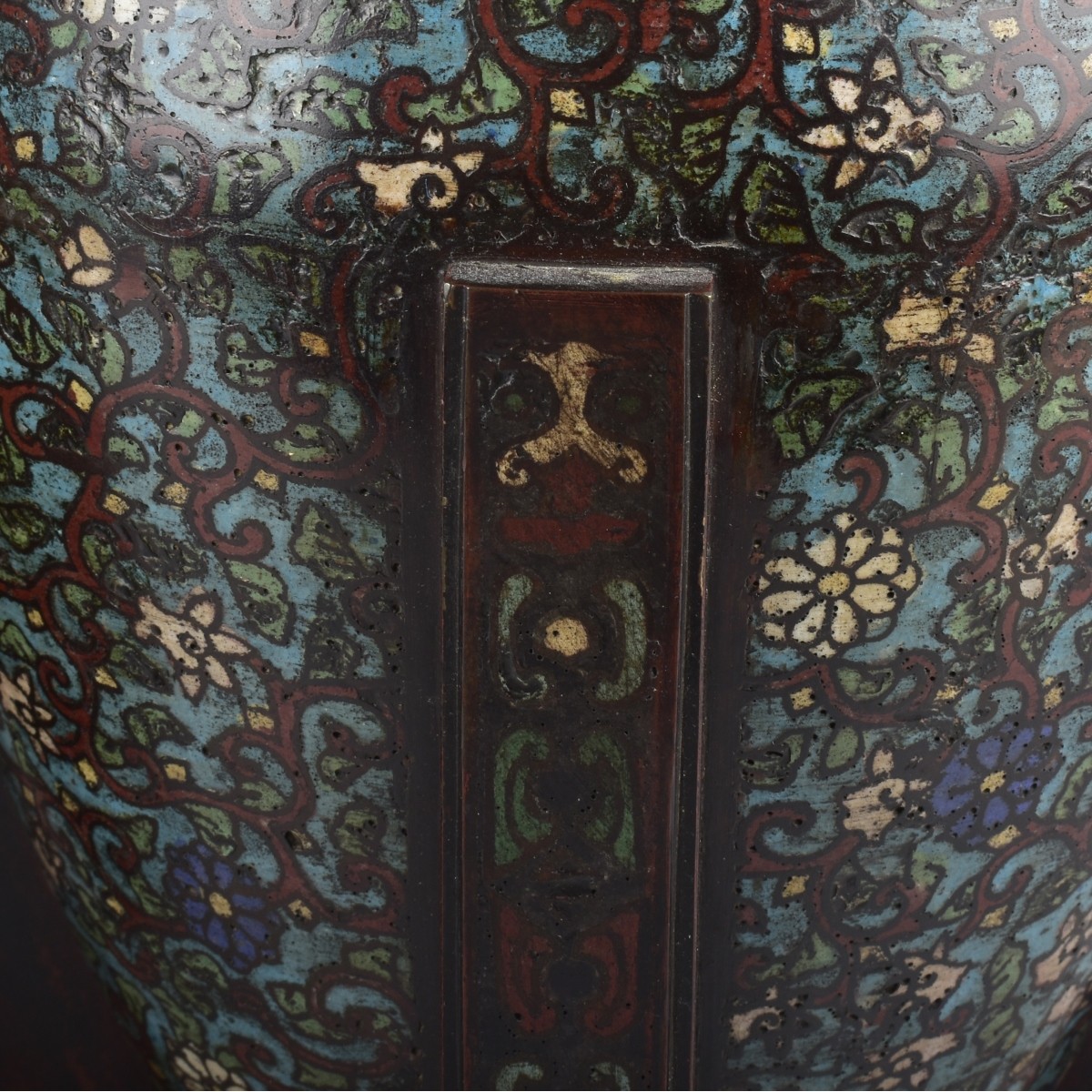 Chinese Cloisonne Bronze Vases