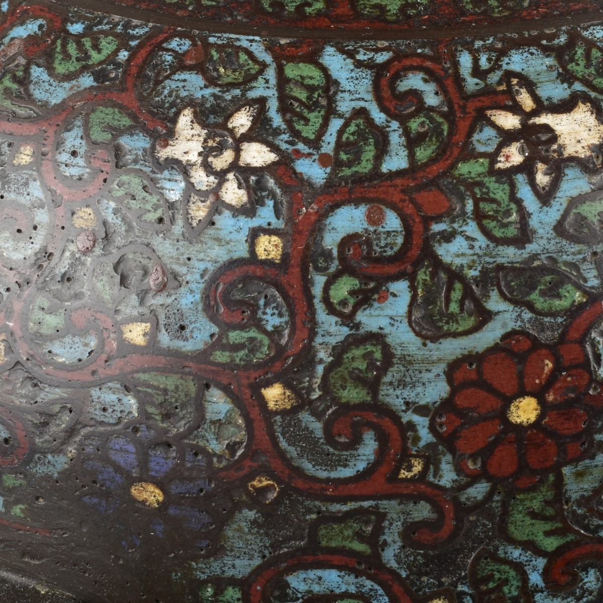 Chinese Cloisonne Bronze Vases