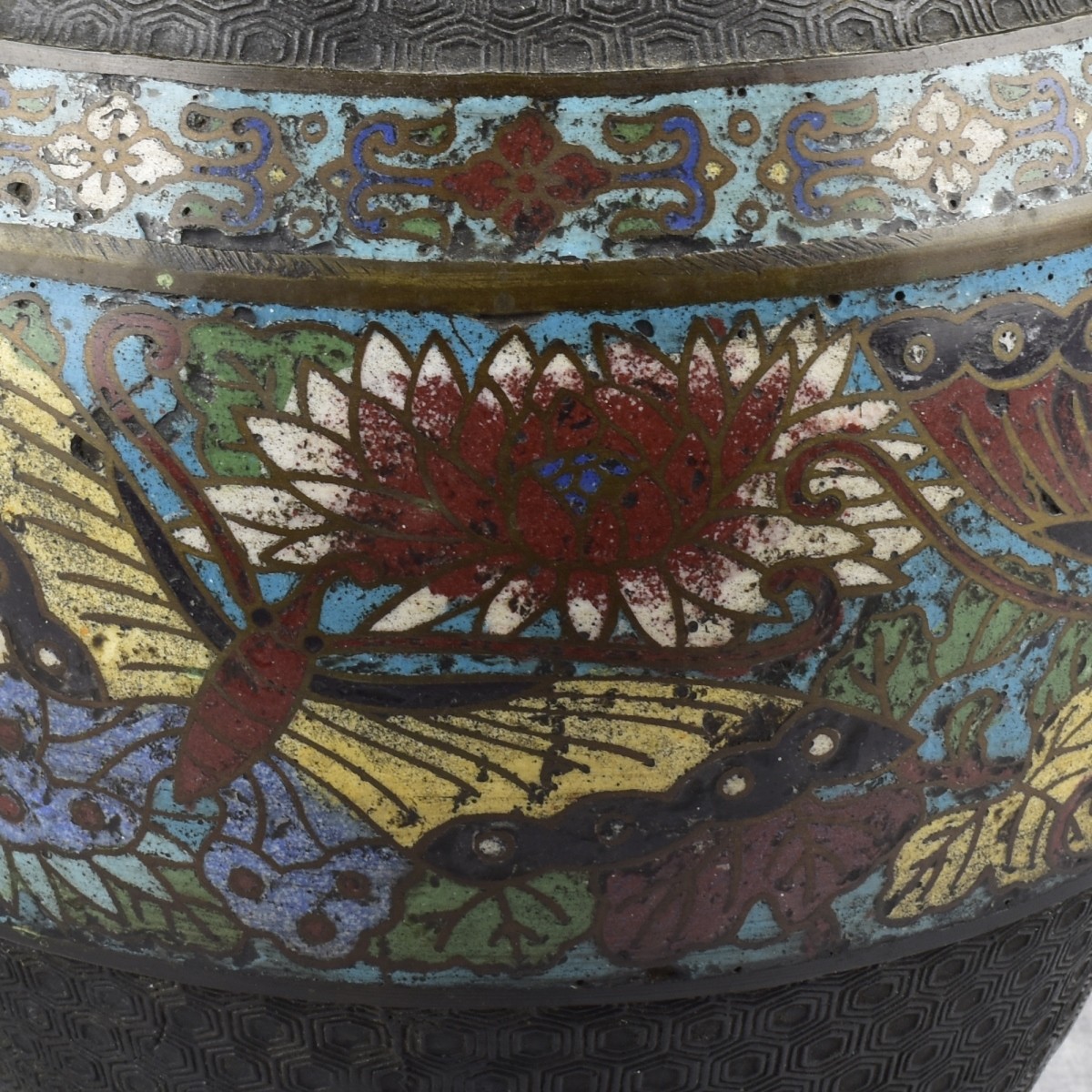 Antique Chinese Cloisonne Vase