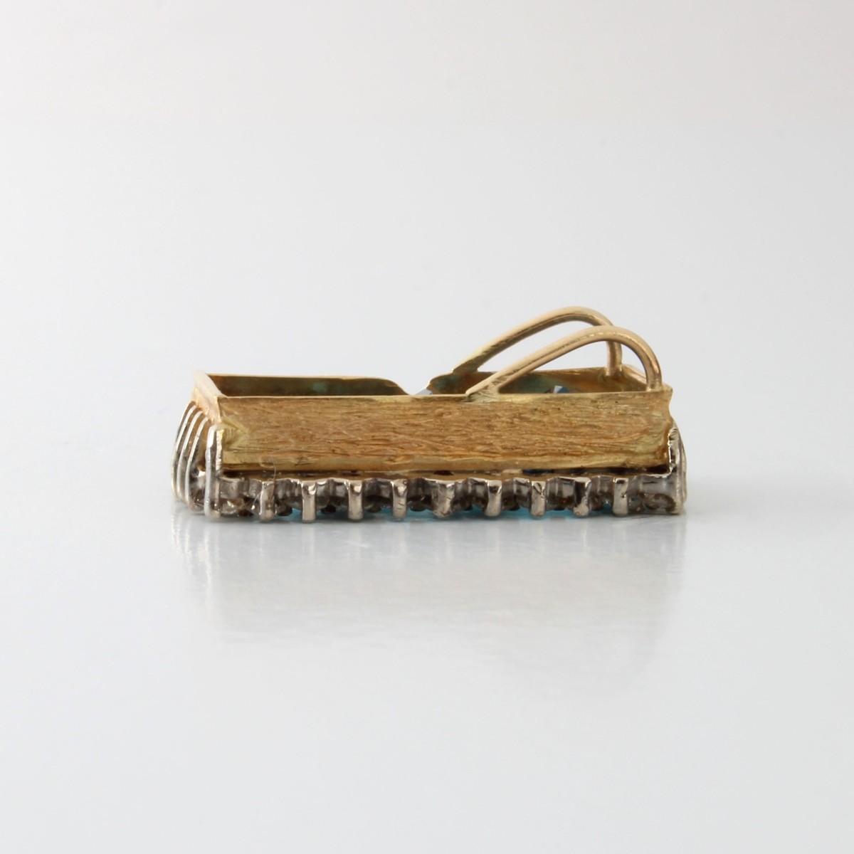 Topaz, Diamond and 14K Pendant