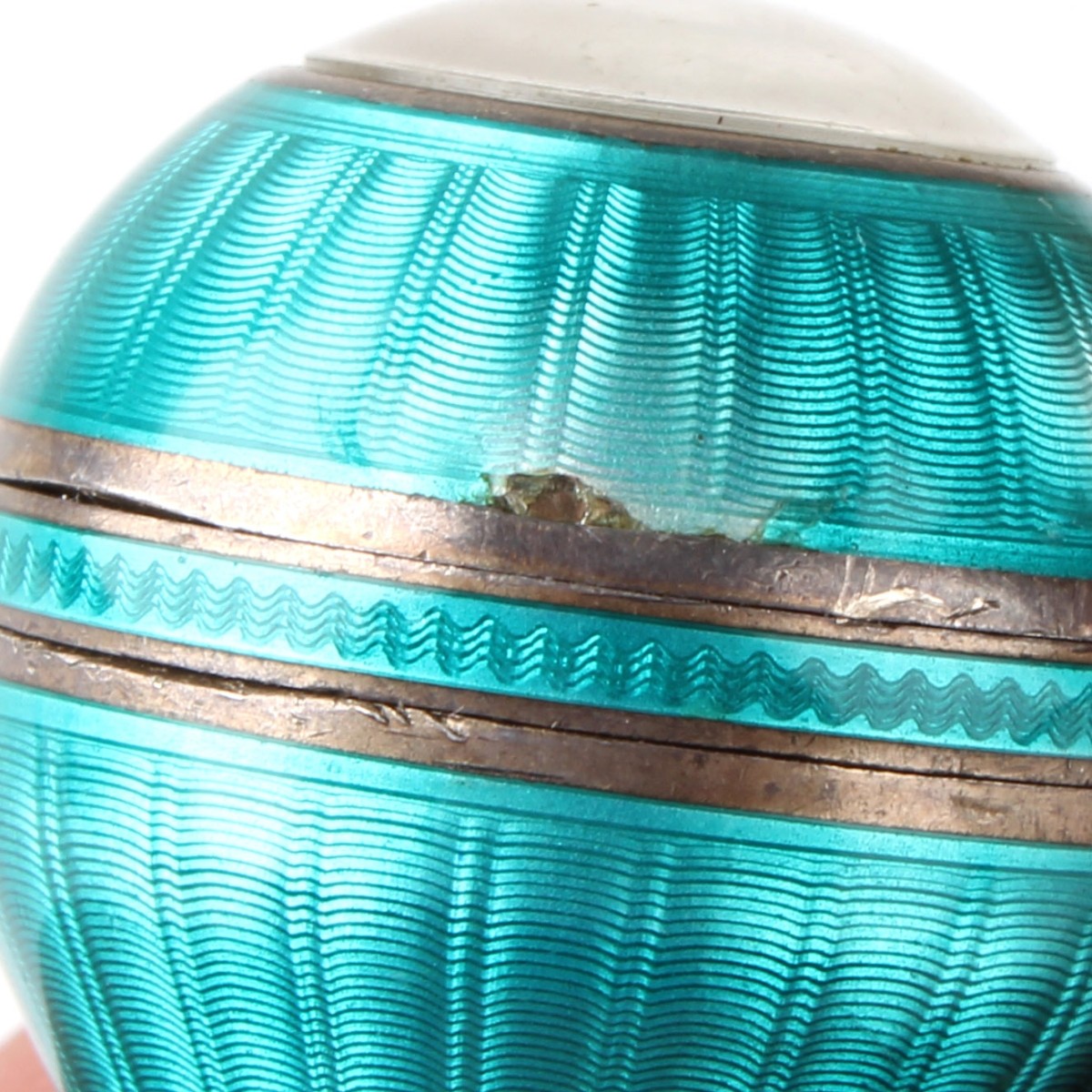 Deco Eterna Enamel Bell Pendant Watch