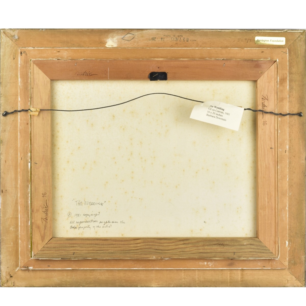 Barbara Downtain Oil on Canvas