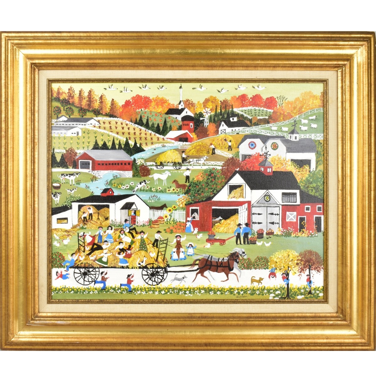 Barbara Downtain Oil on Canvas