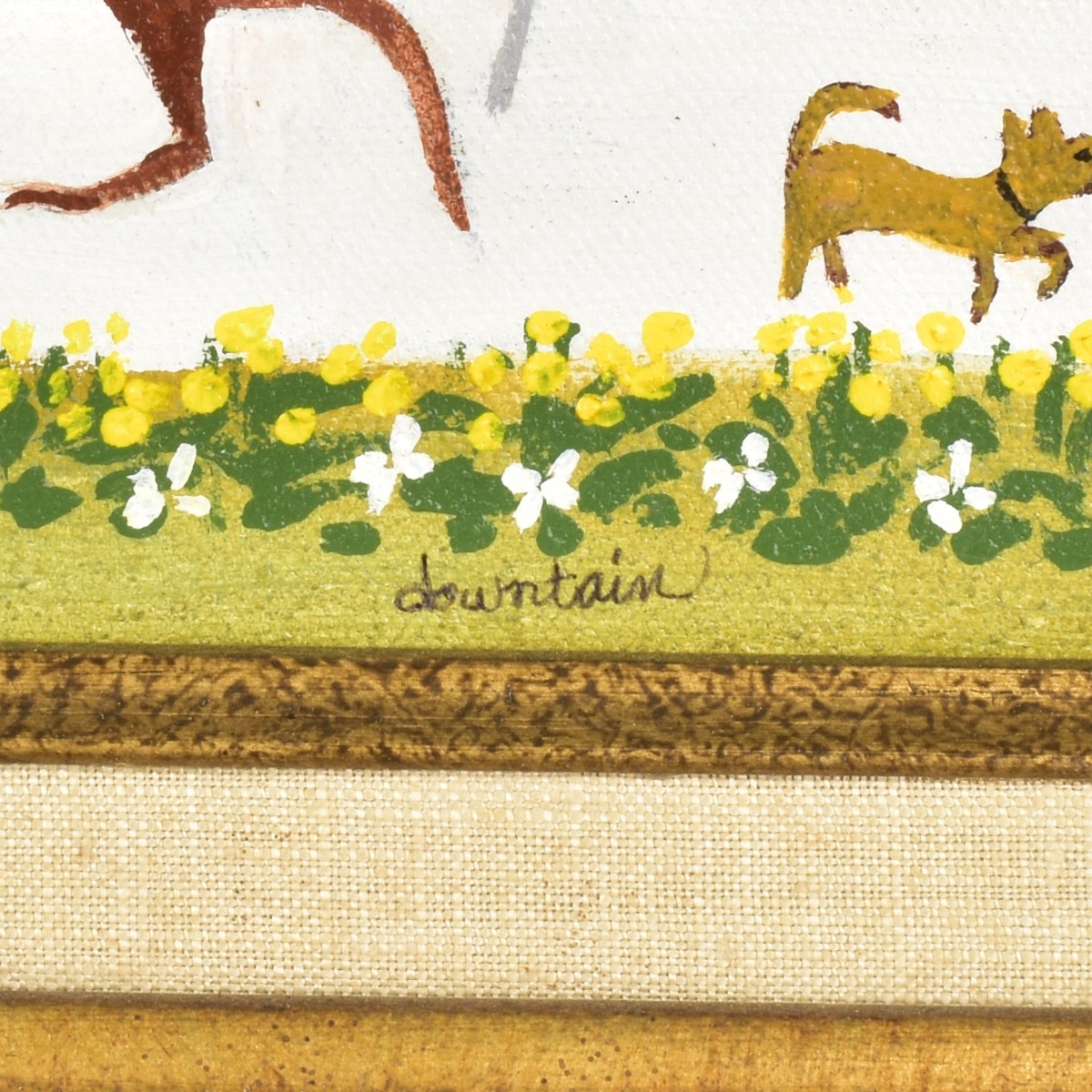 Barbara Downtain Oil on Canvas