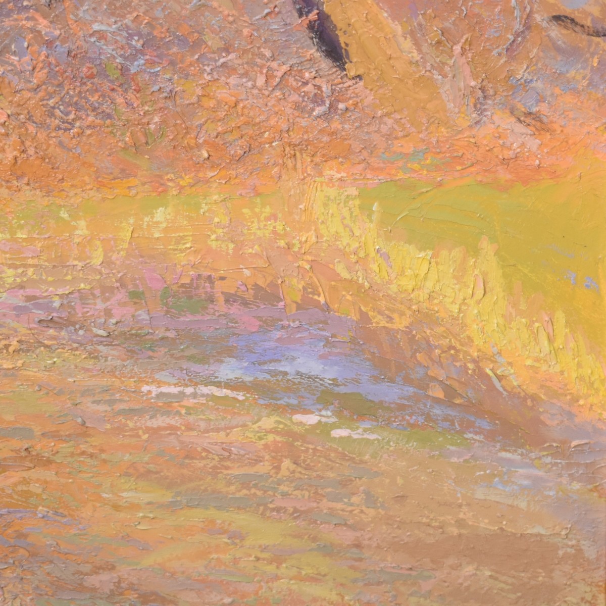 Large Oil on Canvas Landscape