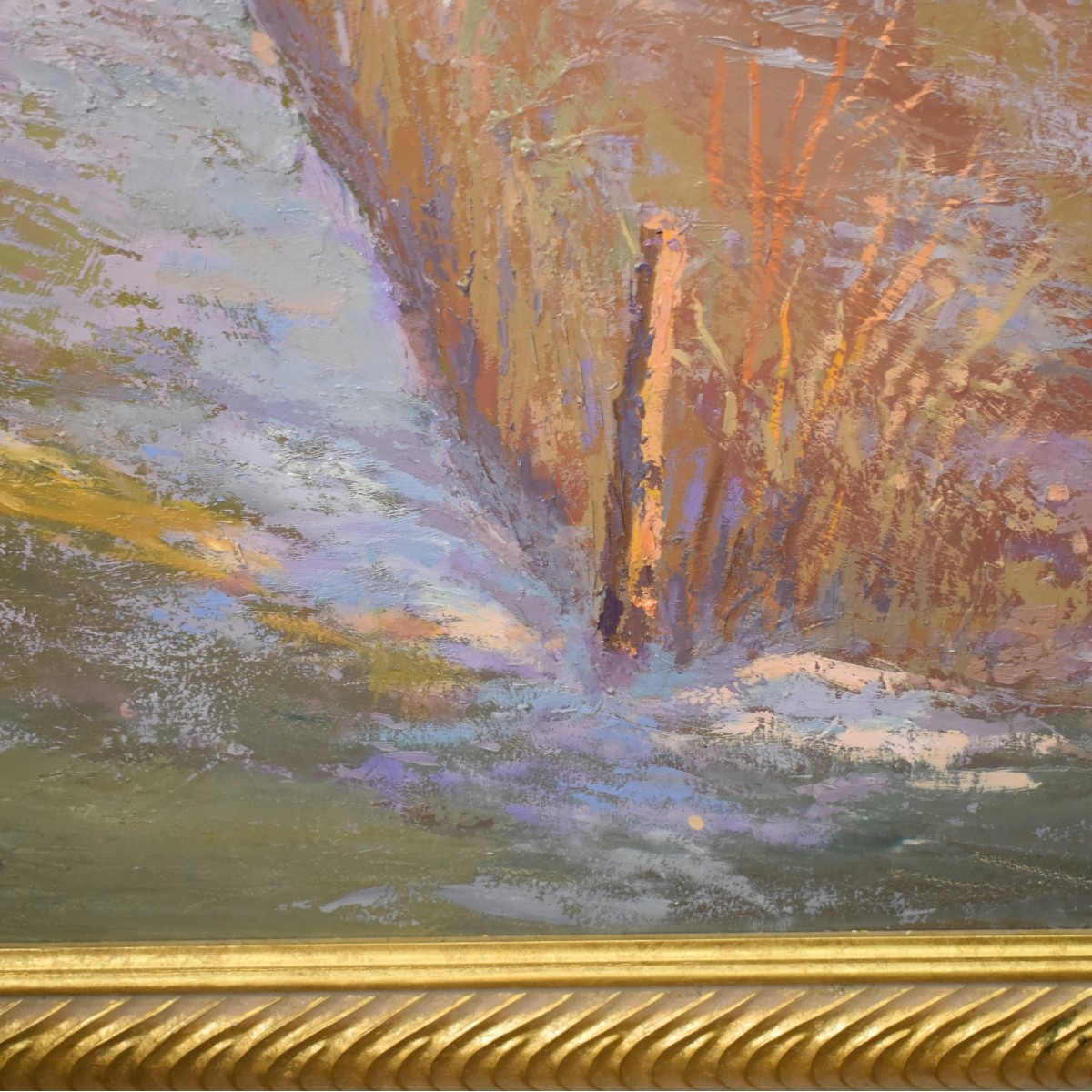 Large Oil on Canvas Landscape