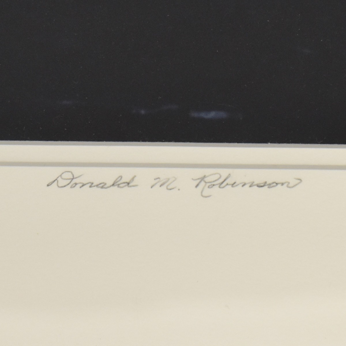 Donald M. Robinson, Am. (Contemporary)