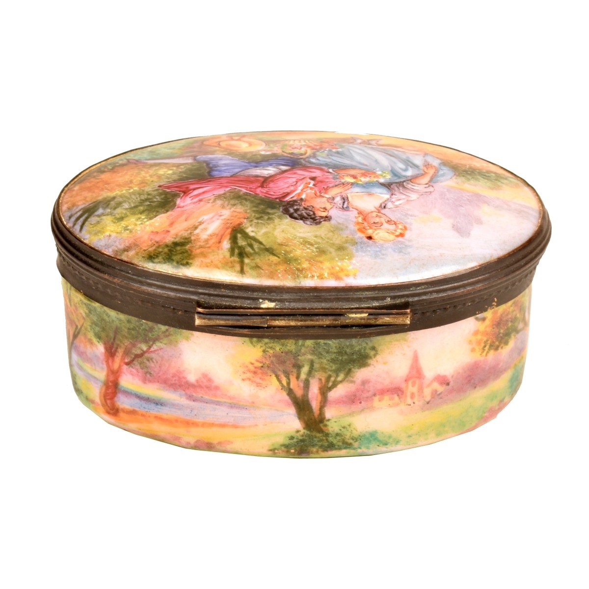 Antique Limoges Pill Box