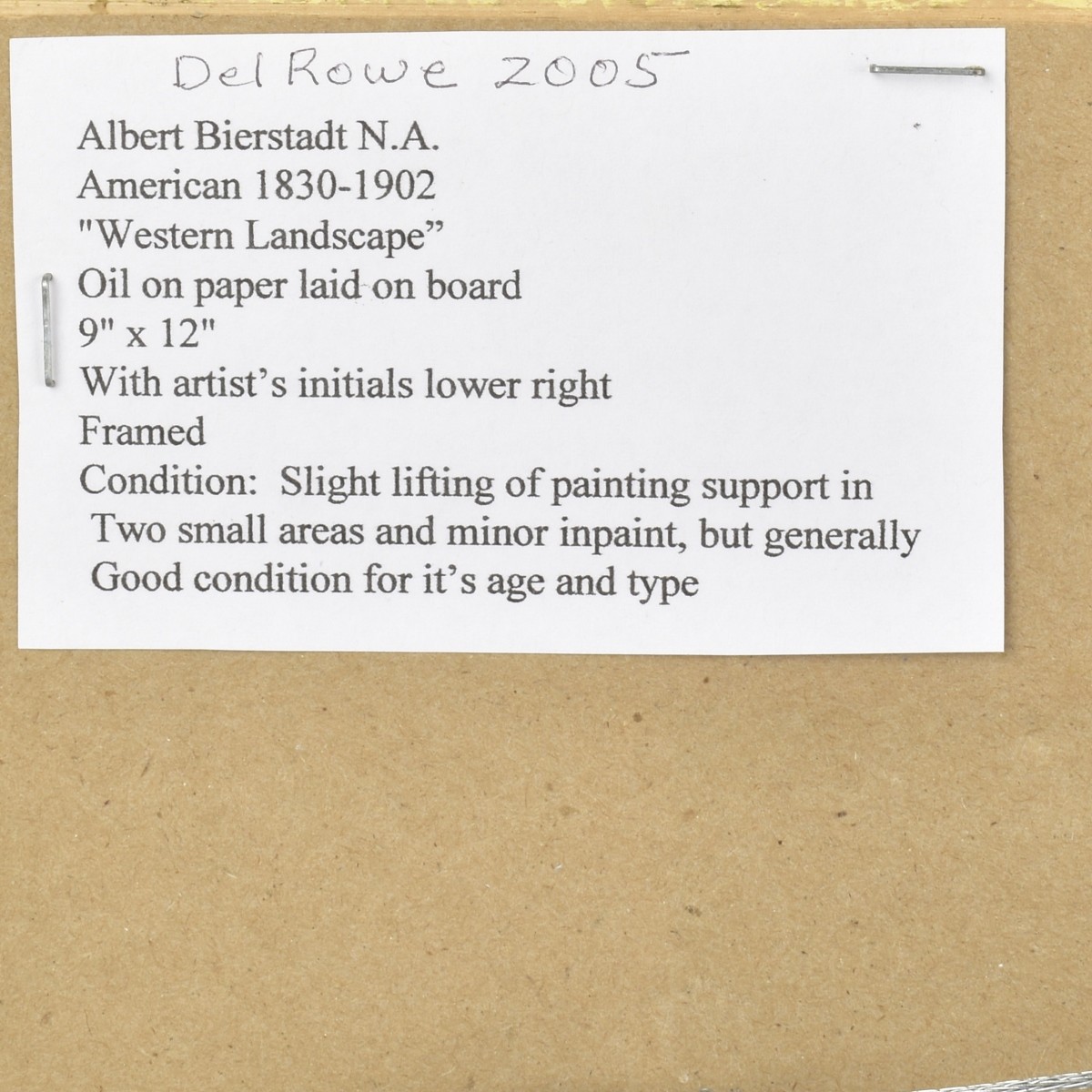 Albert Bierstadt, American (1830-1912)