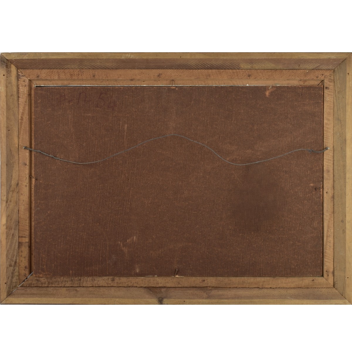 G. Abalard Oil on Panel "Peacocks"