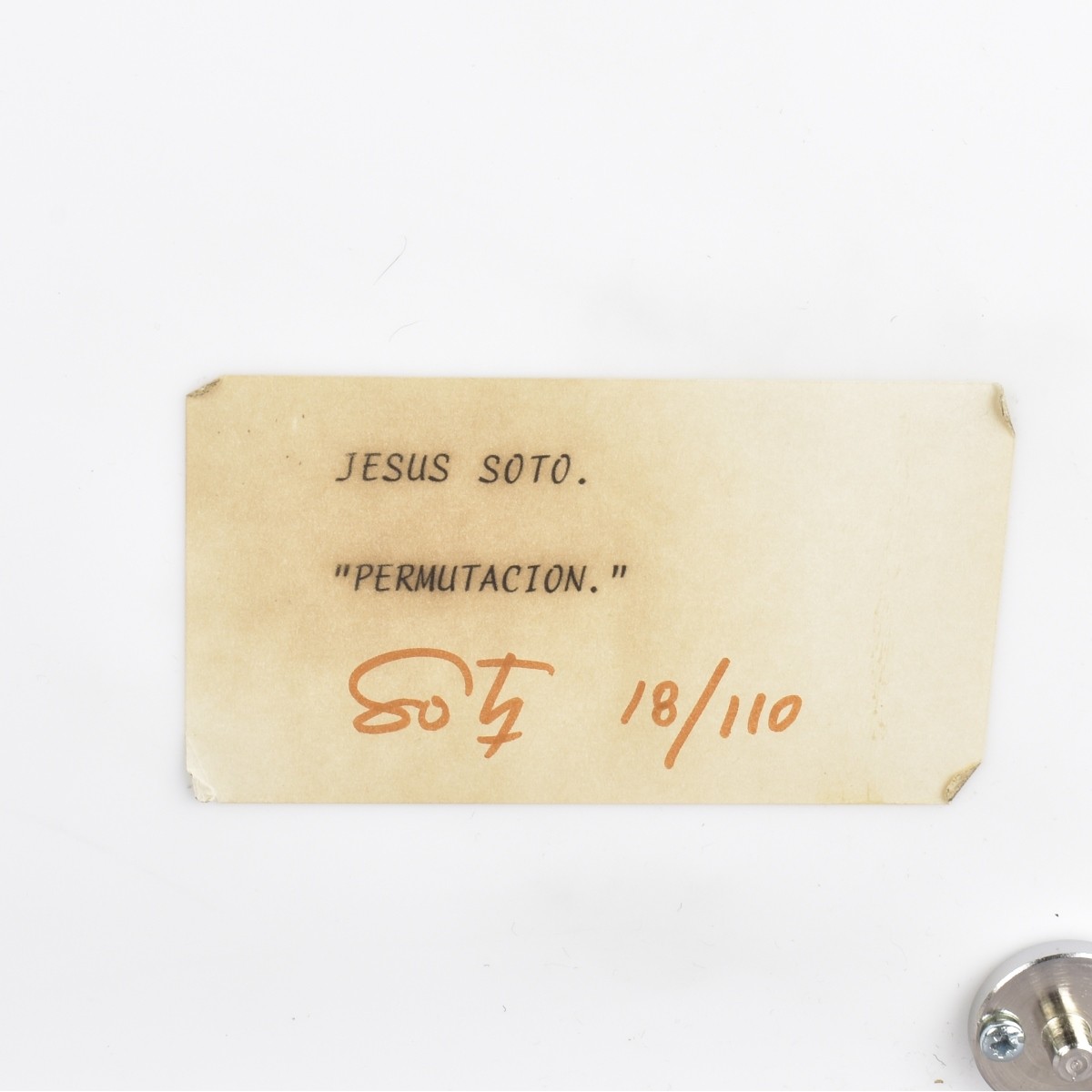 Jesus Rafael Soto,Venezuelan (1923-2005)