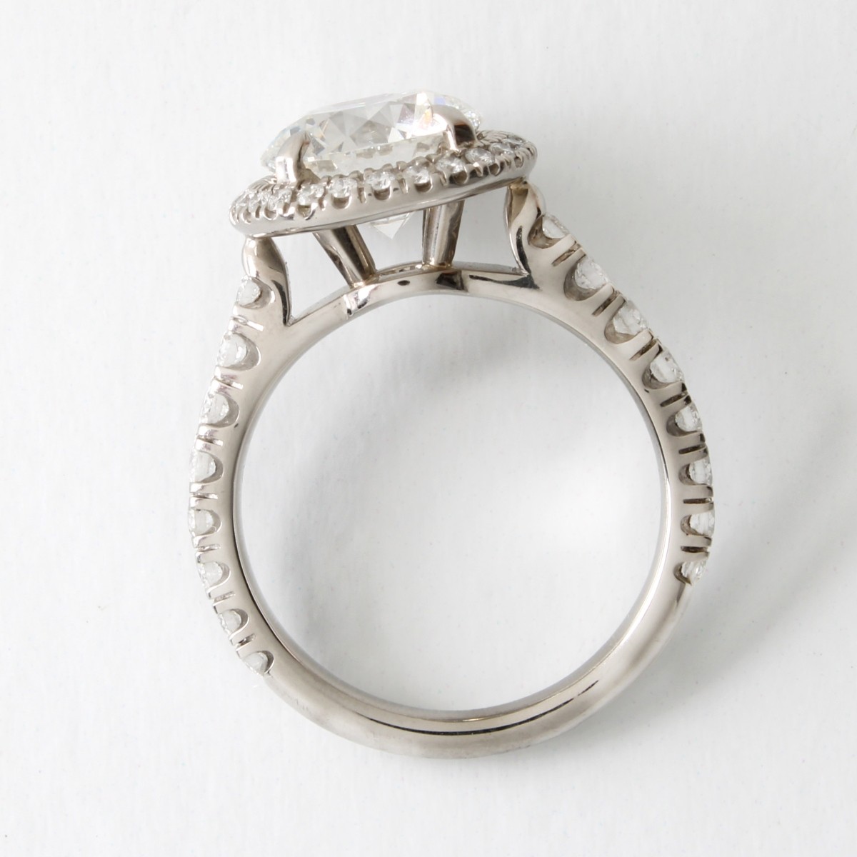 Cartier / GIA Diamond, Platinum Ring