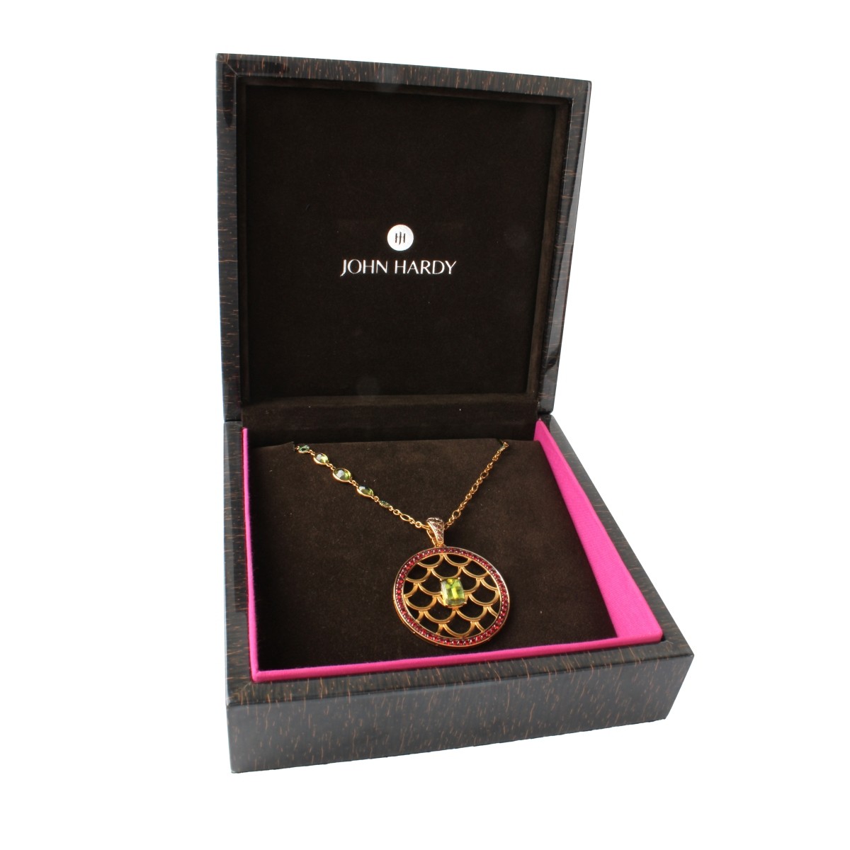 John Hardy Gemstone and 18K Necklace