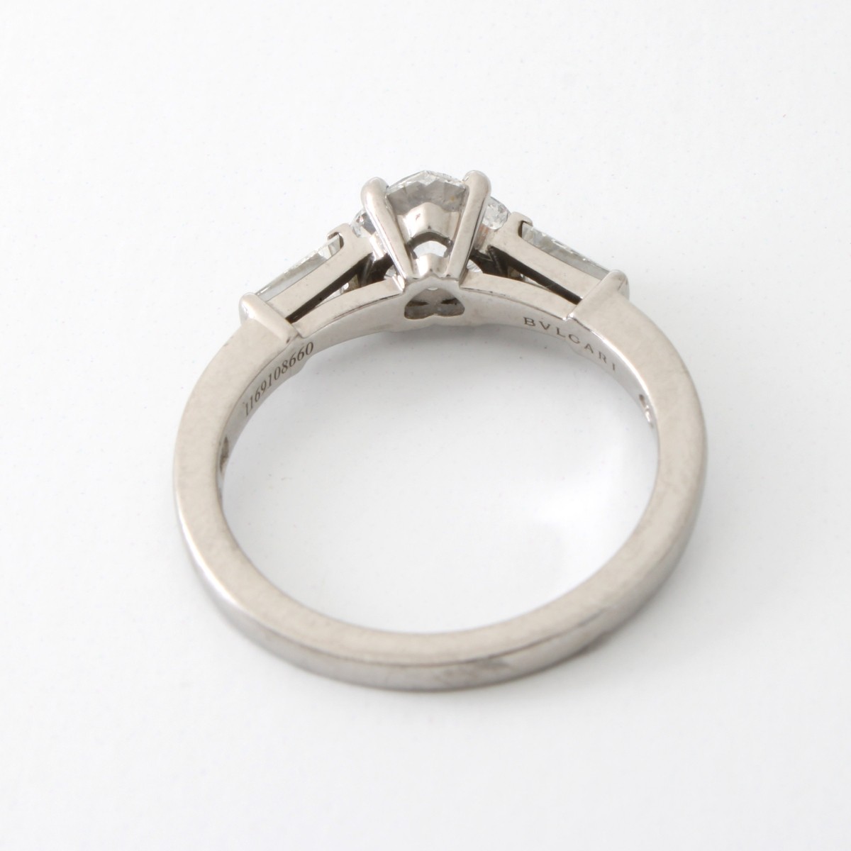 Bulgari / GIA Diamond and Platinum Ring