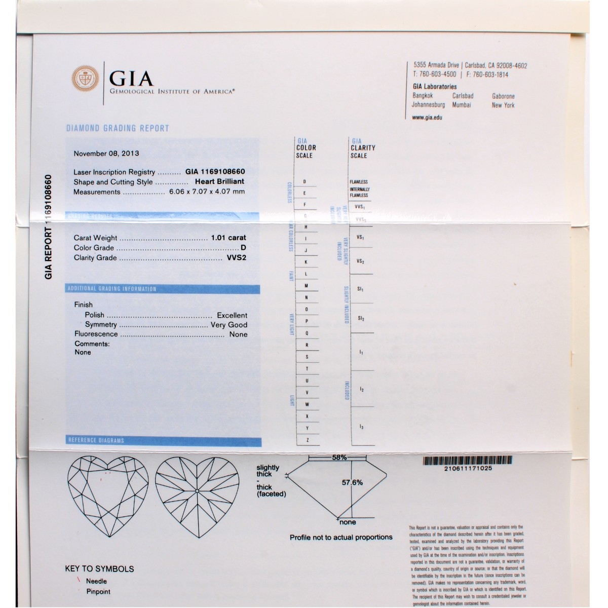 Bulgari / GIA Diamond and Platinum Ring