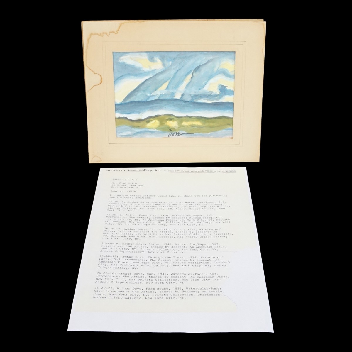 Arthur Dove American-NY (1880-1946)