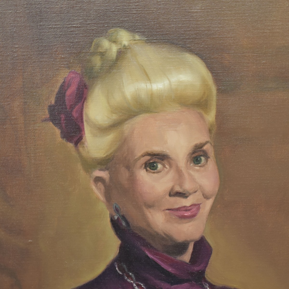 Large oil on Canvas Portrait