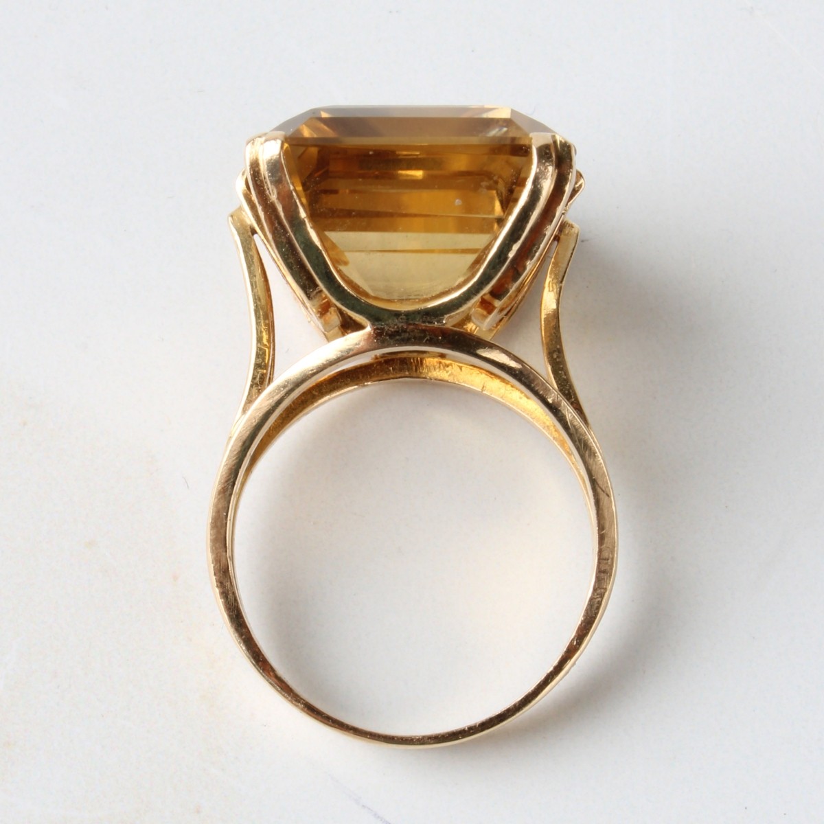 Citrine and 14K Ring