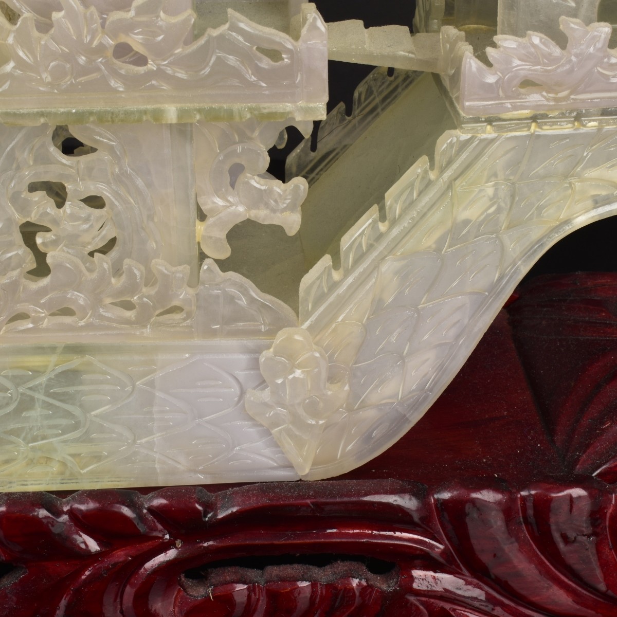 Chinese Jade Dragon Boat