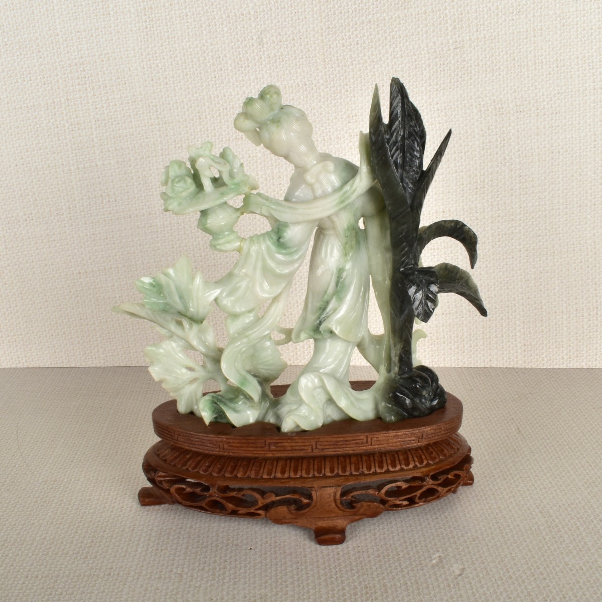 Chinese White Jade Figure