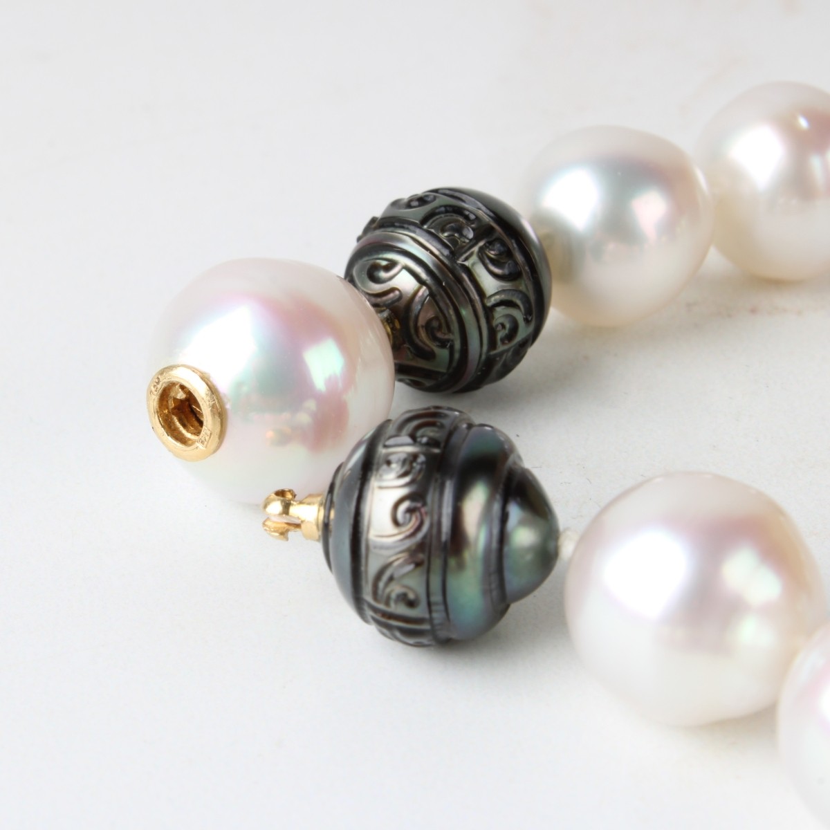 Pearl and 18K Necklace