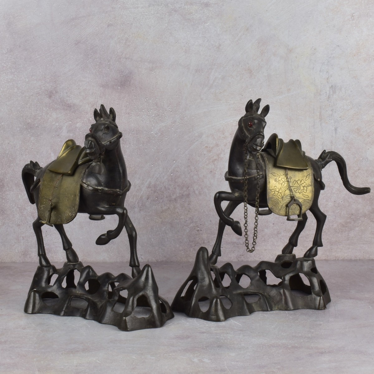 Chinese Tang Style Bronze Incense Burners