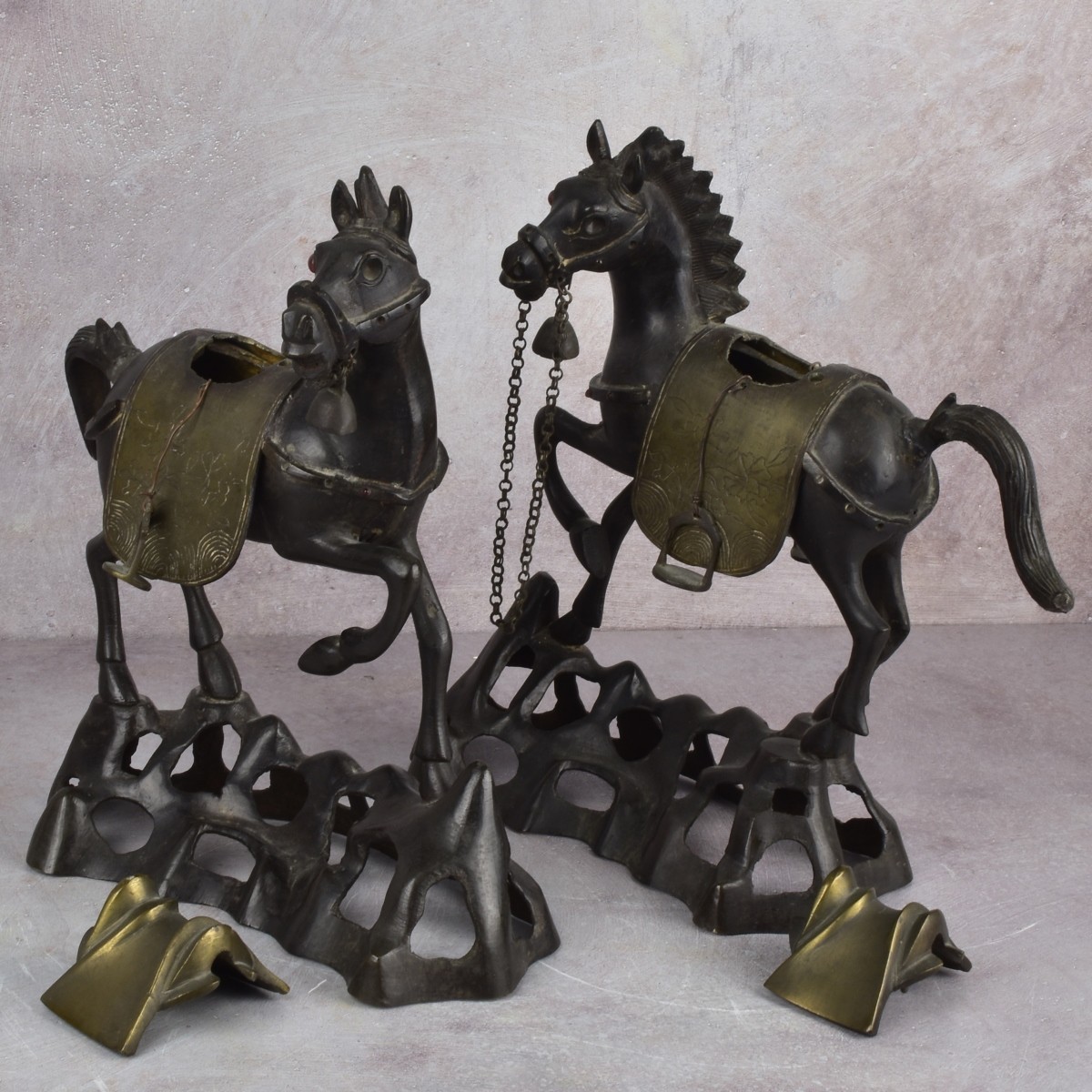 Chinese Tang Style Bronze Incense Burners