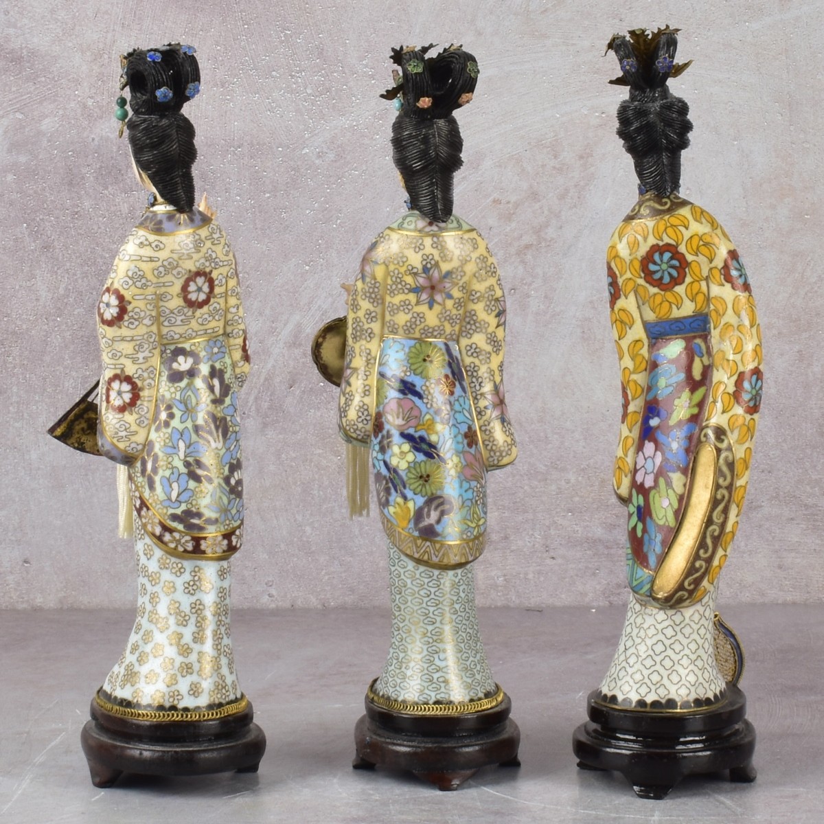 East Asian Painted Figures