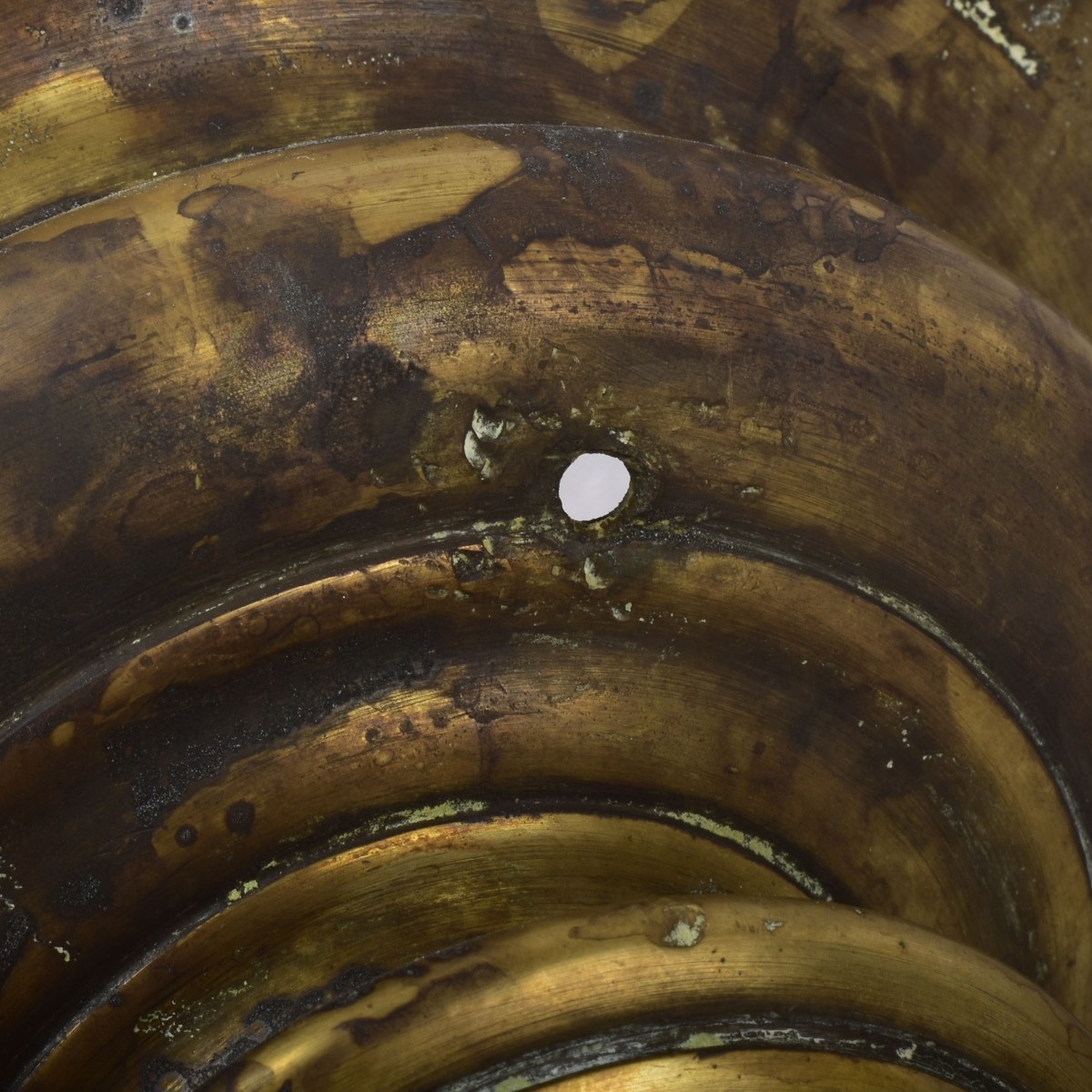 Monumental Vintage Brass Candlestick