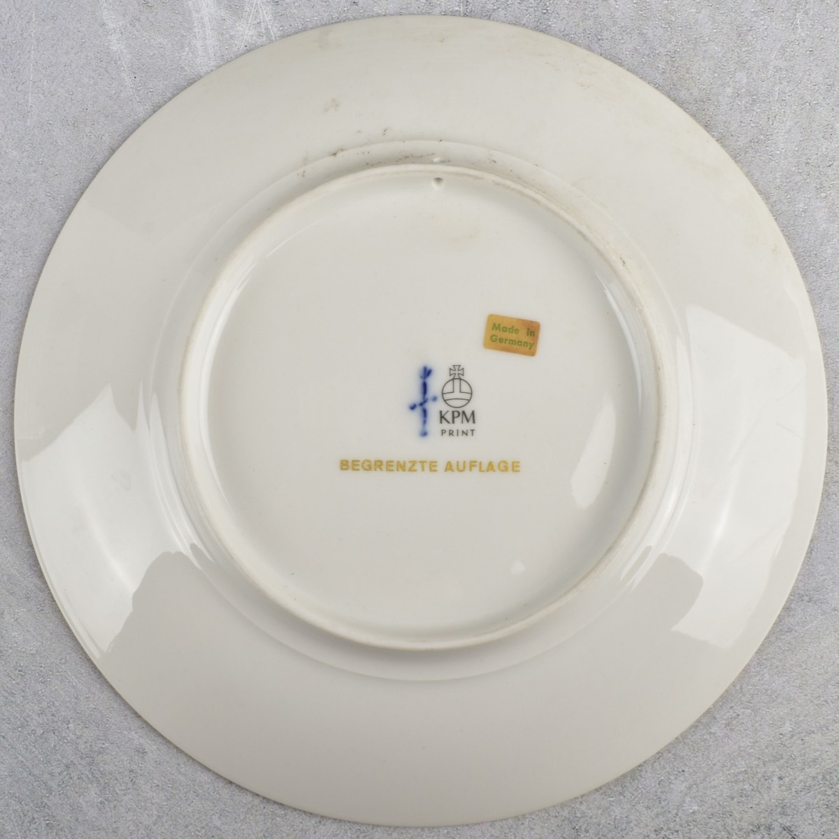KPM German Porcelain Christmas Plates