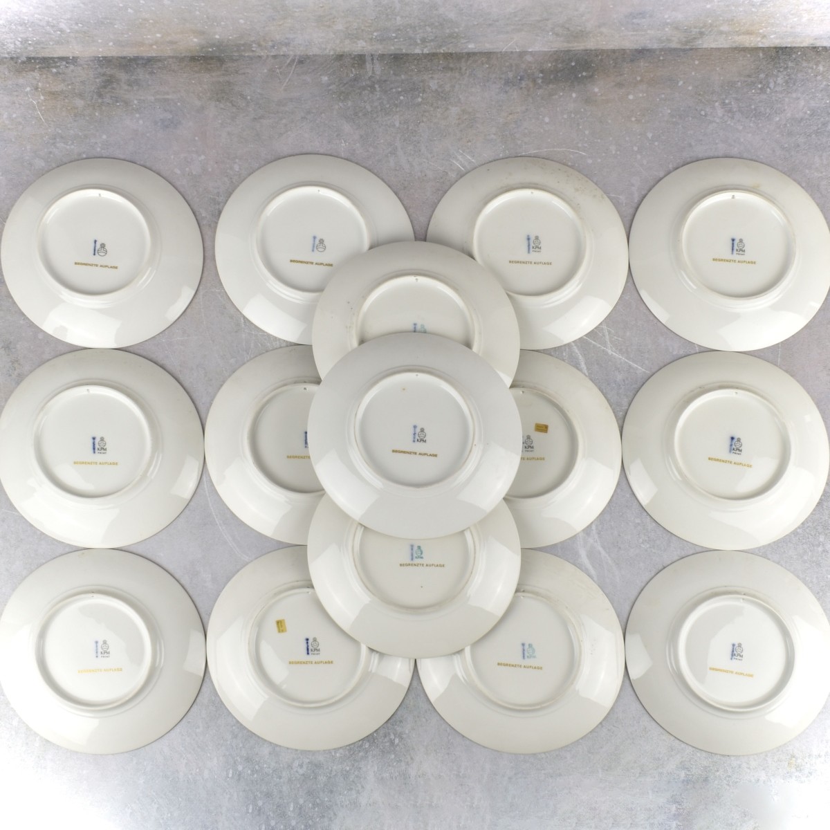 KPM German Porcelain Christmas Plates