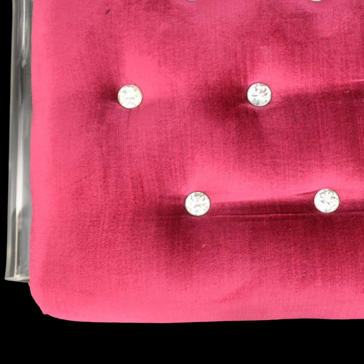 Lucite Make Up Table and Stool