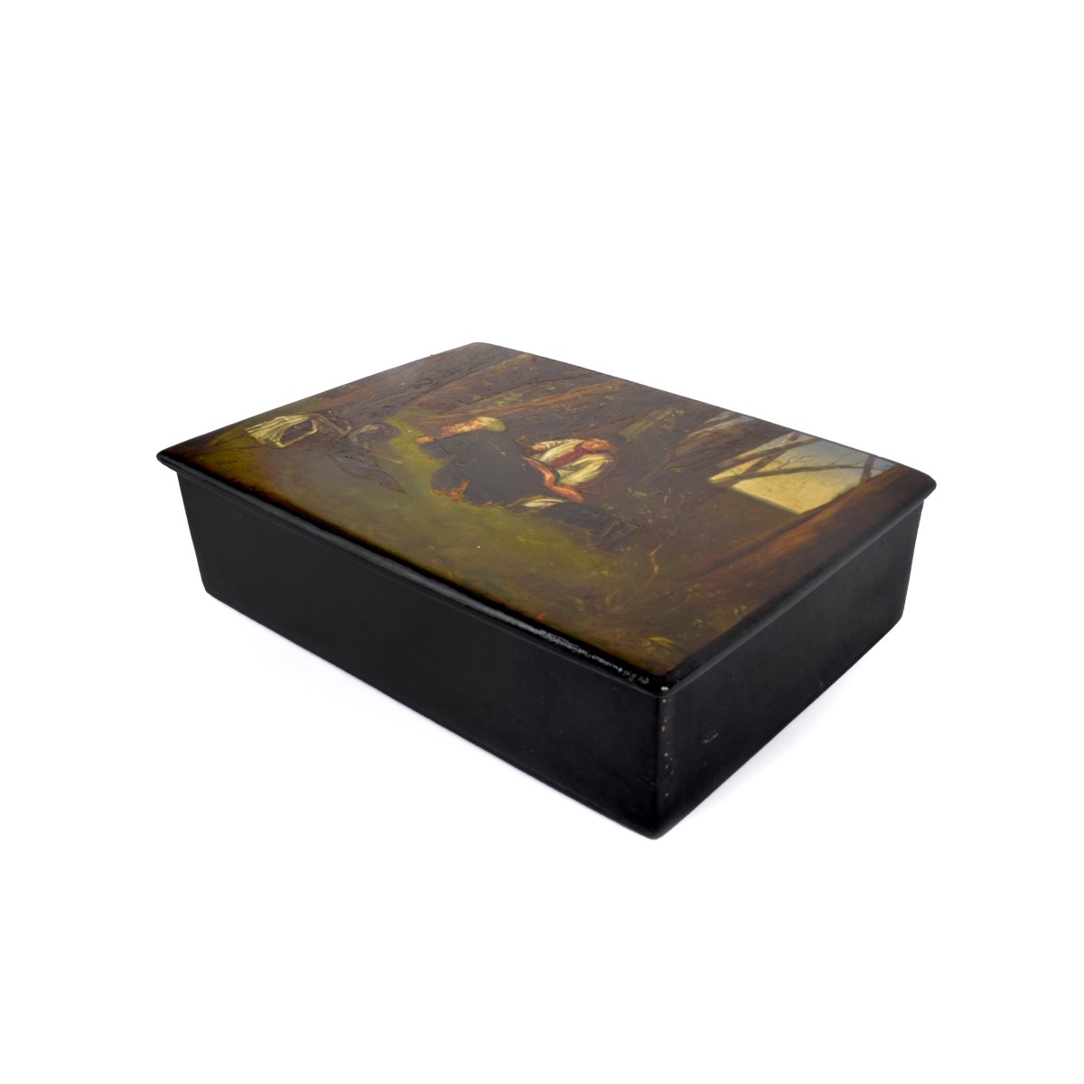 19C. Russian Lacquered Box