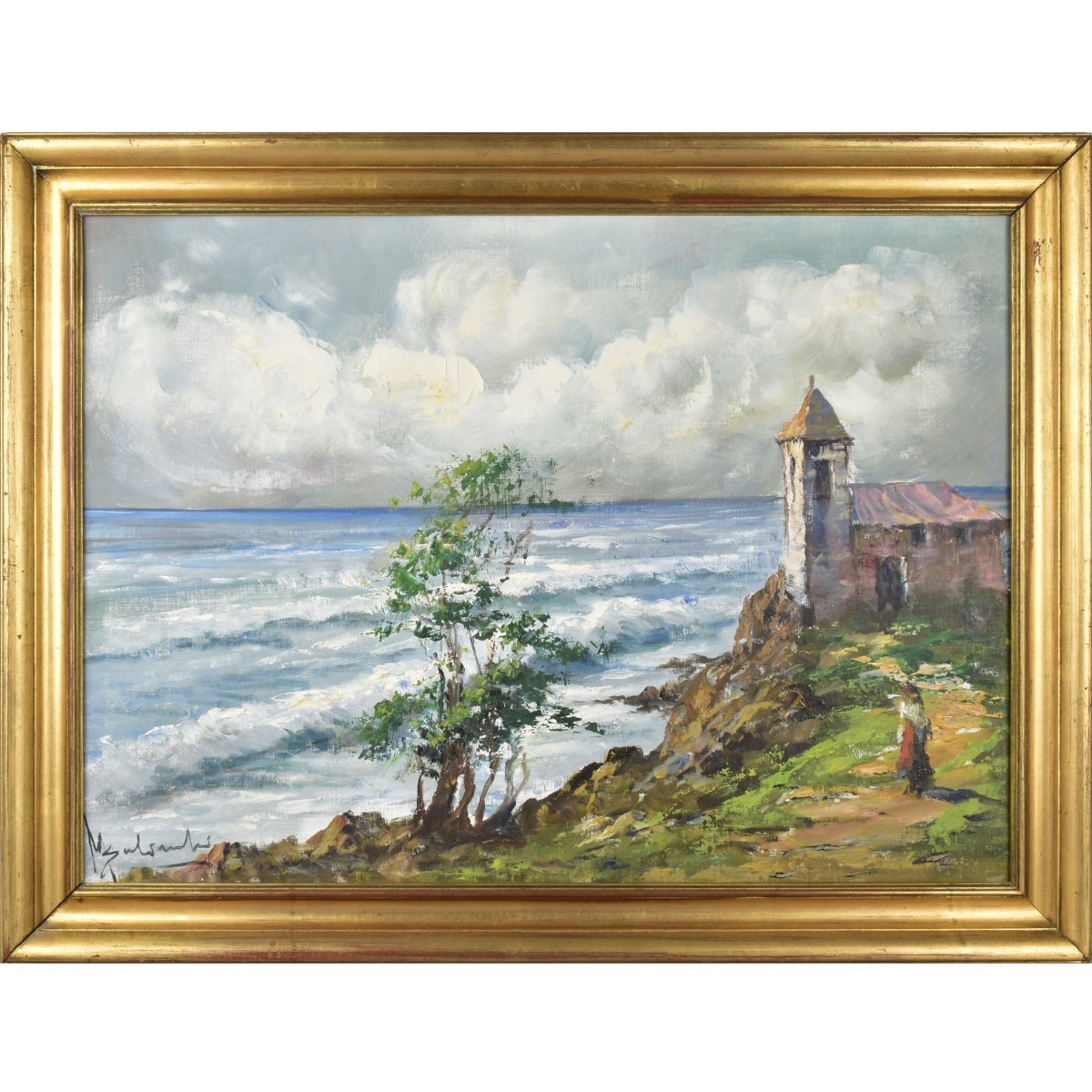 Large Oil on Canvas Still Life