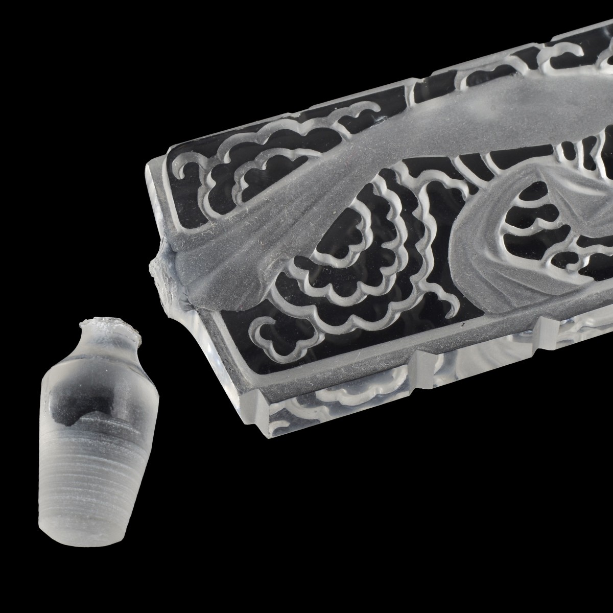 Vintage Art Deco Glass Perfume Bottles