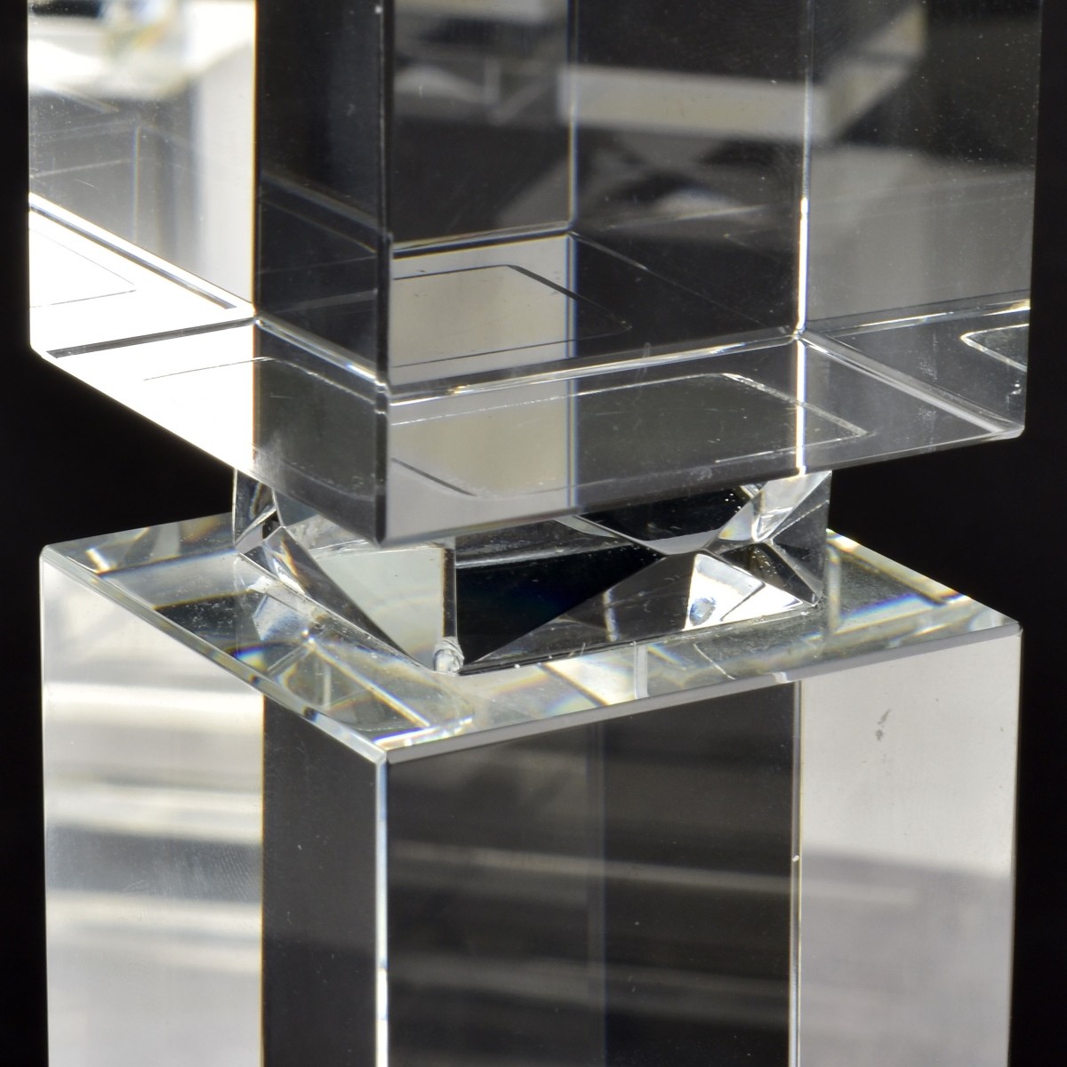 Crystal Geometric Candlesticks