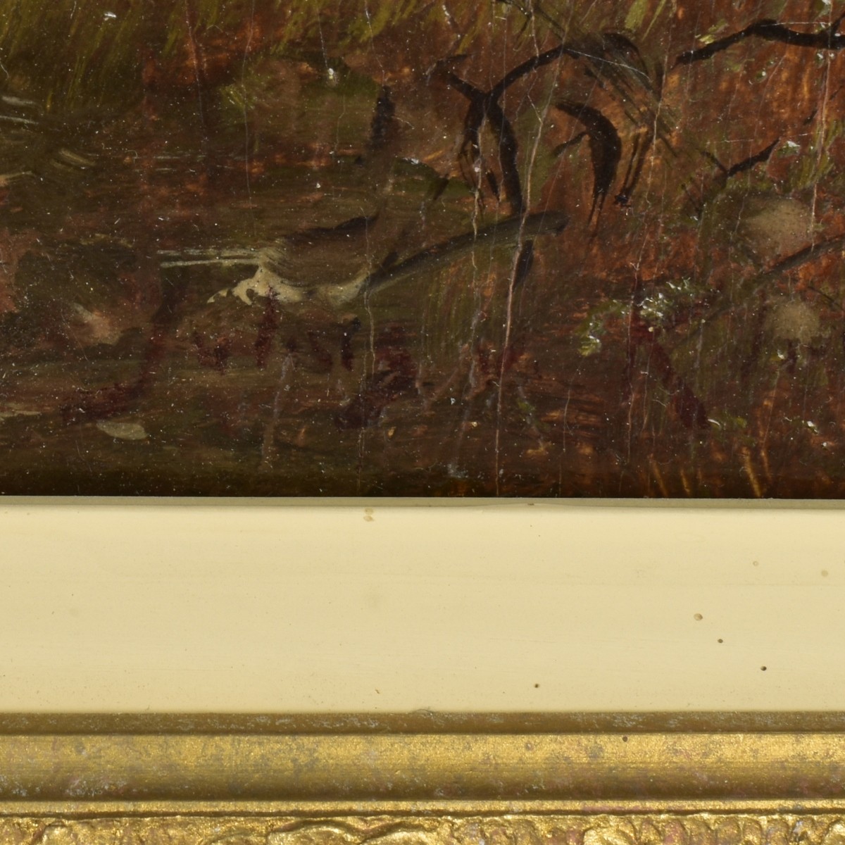 Antique European School Oil on Board