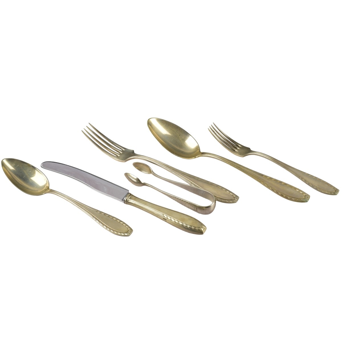 Large " Martin" Silver Plate Dinner Service