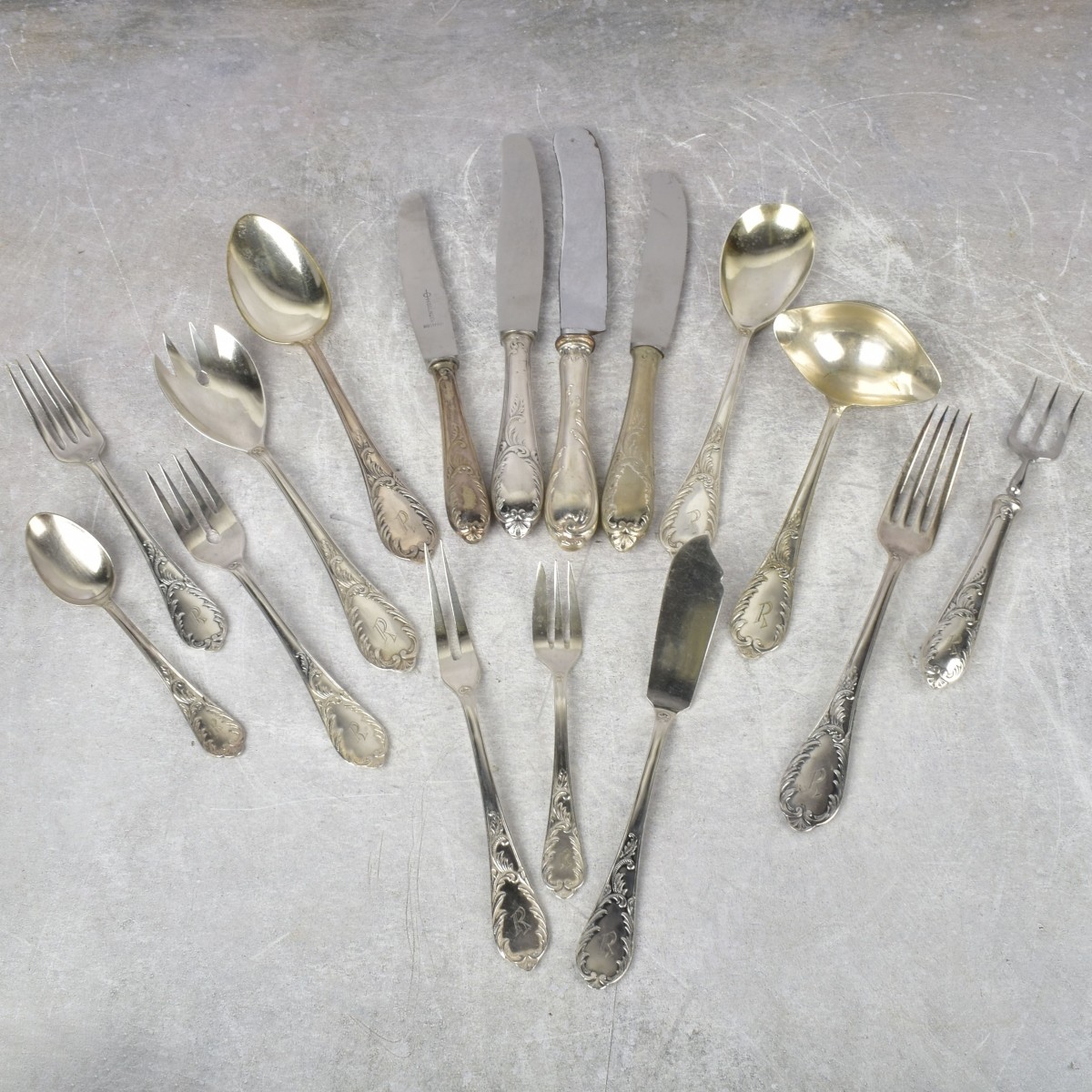 Silver Plate Dinner Service