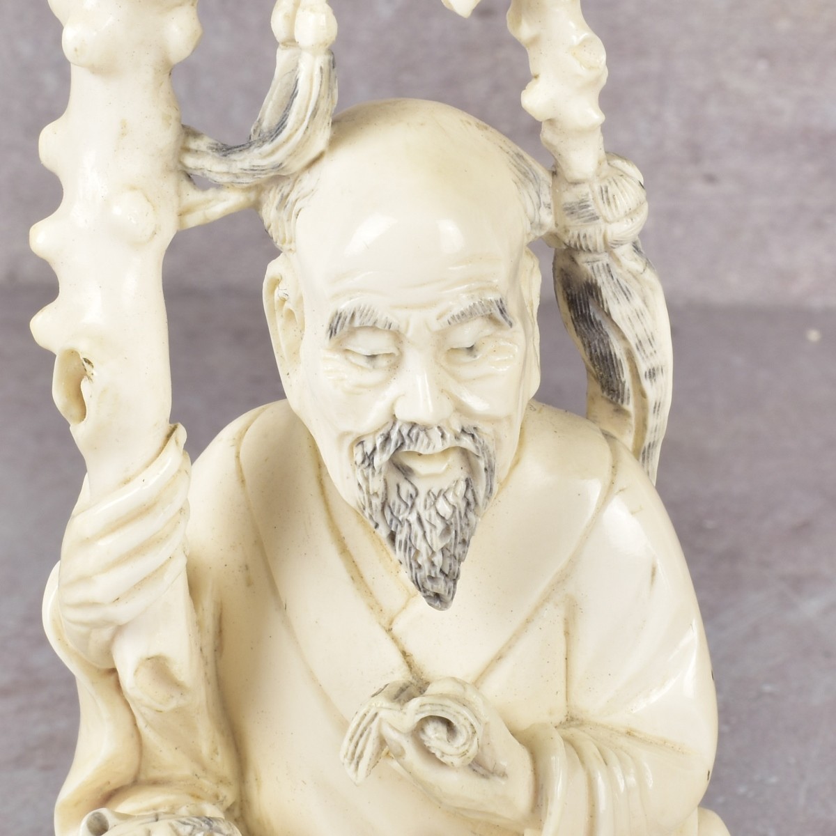 Chinese Carving of a Scholar