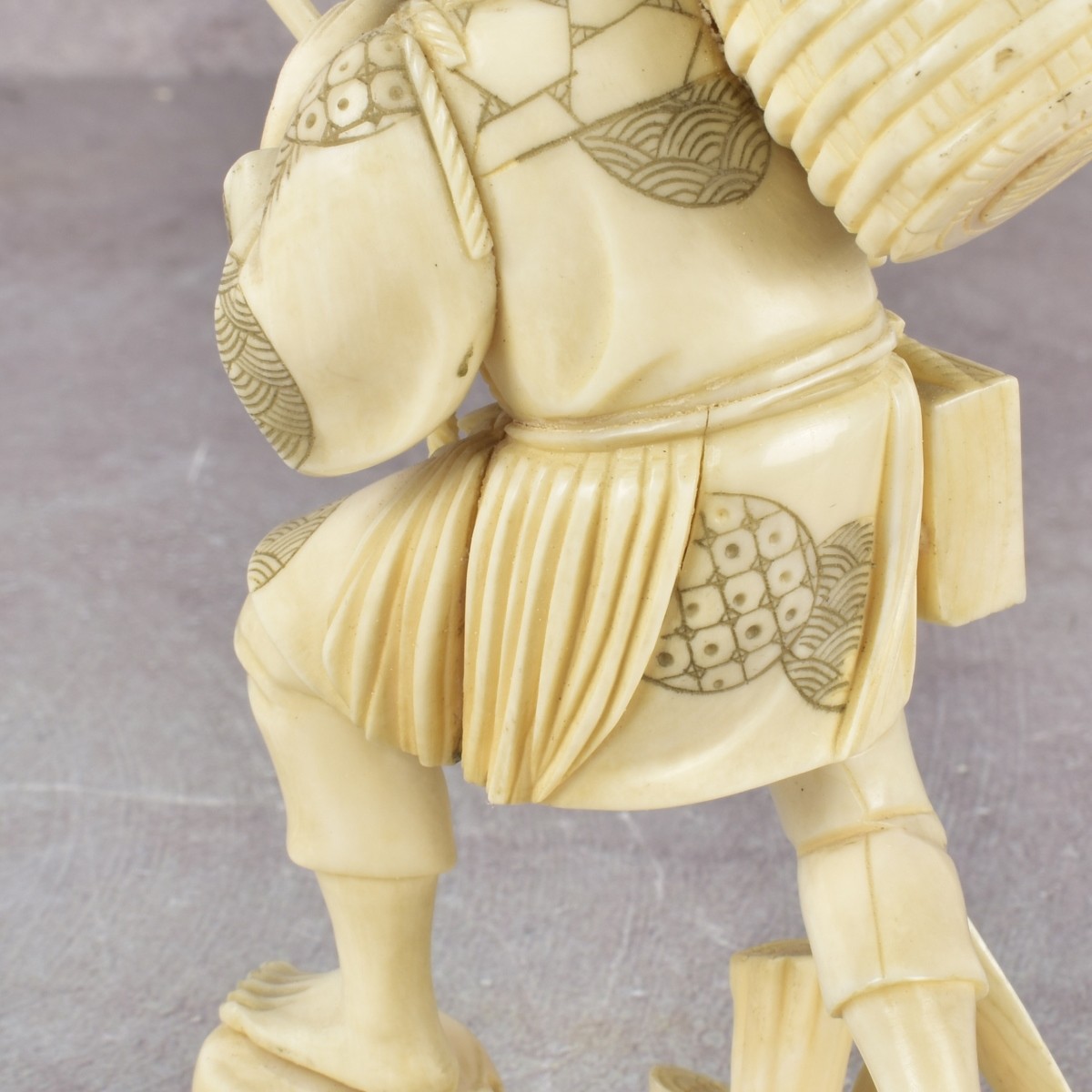 Finely Carved Japanese Okimono