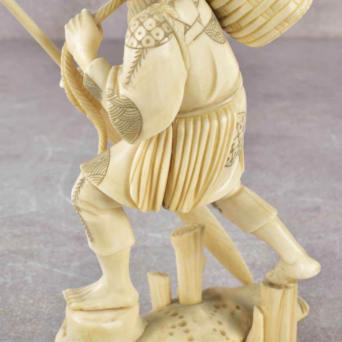 Finely Carved Japanese Okimono