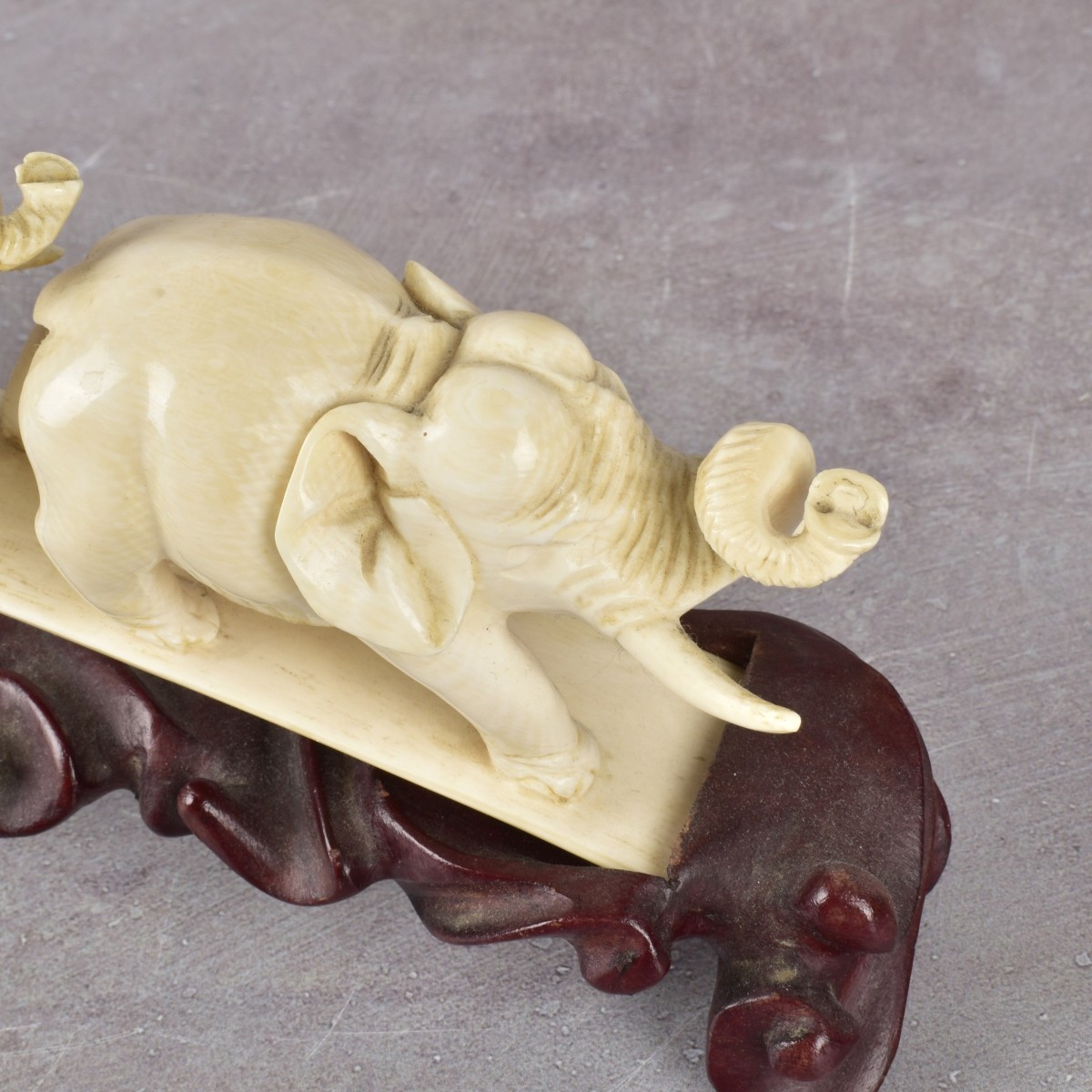 Chinese Carved Elephant Bridge