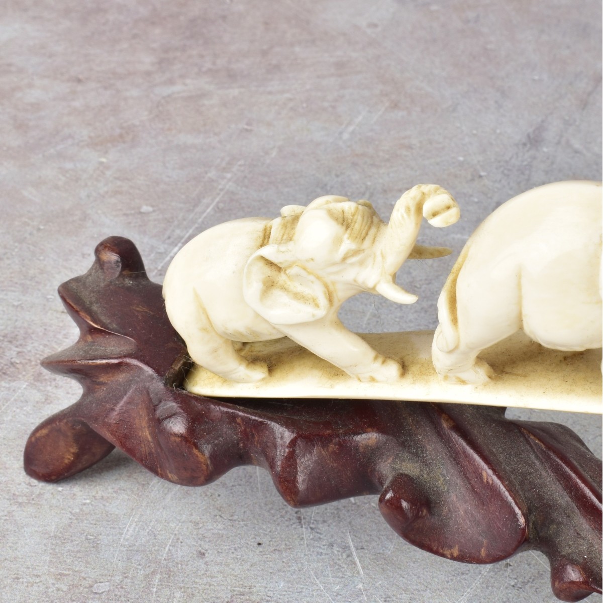 Chinese Carved Elephant Bridge