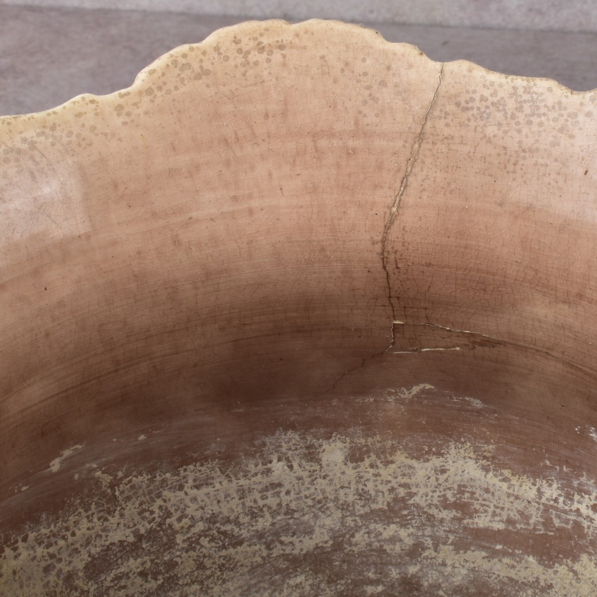 Majolica Pedestal and Jardinieres