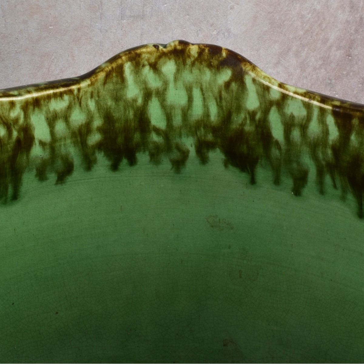 Majolica Pedestal and Jardinieres