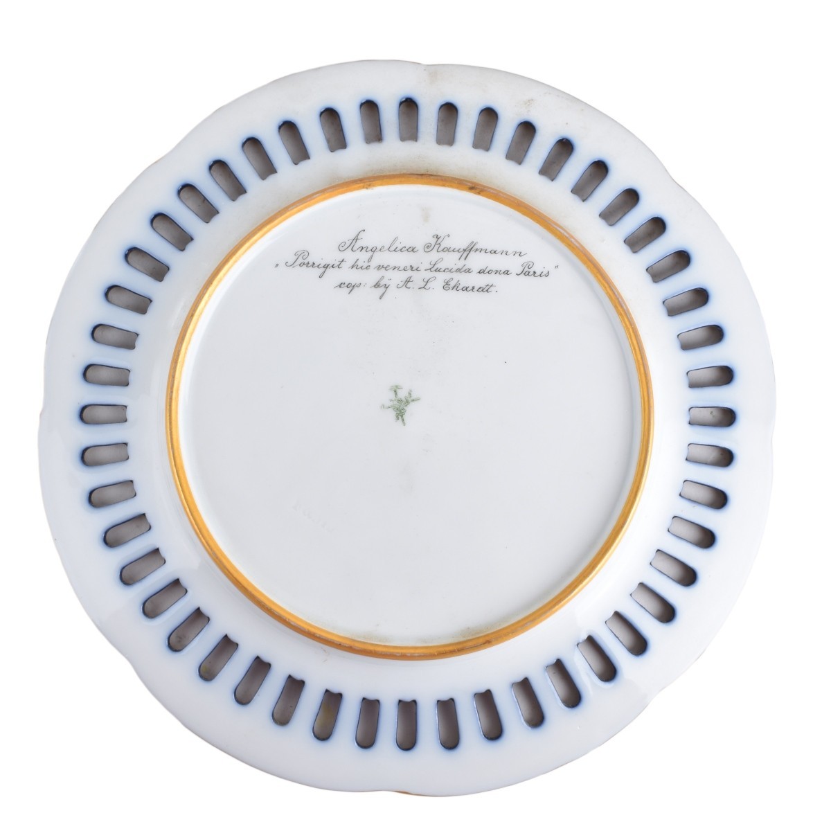 19/20C Fischer Mieg Pirkenhammer Cabinet Plate