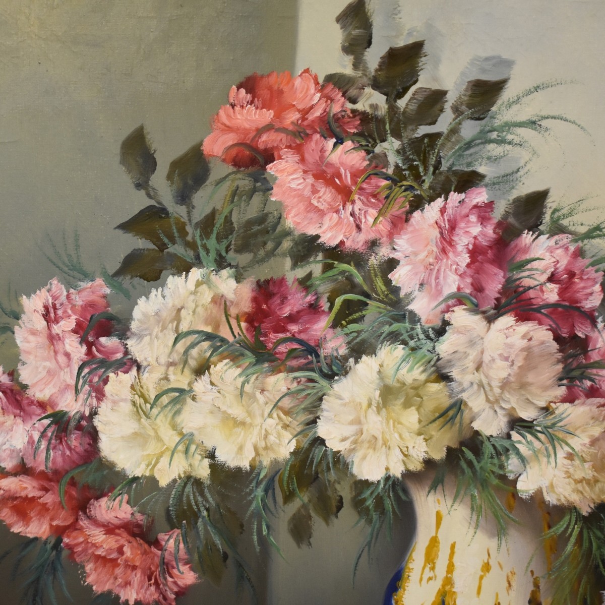 Large Oil on Canvas Still Life